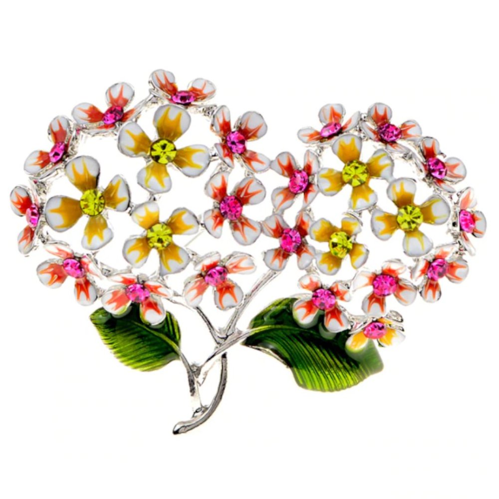 Exquisite Cindy Xiang Flowers Pin Brooch Pendant